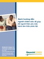 Tài liệu Sách hướng dẫn người chăm sóc để giúp đỡ người thân yêu mắc bệnh tâm thần phân liệt docx