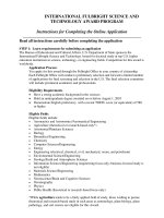 Tài liệu INTERNATIONAL FULBRIGHT SCIENCE AND TECHNOLOGY AWARD PROGRAM doc