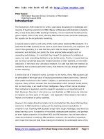 Tài liệu Teaching economics to MBA Students pdf