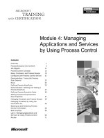 Tài liệu Module 4: Managing Applications and Services by Using Process Control pdf