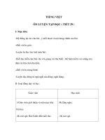 Tài liệu Tiếng việt - ÔN LUYỆN TẬP ĐỌC ( TIẾT 29 ) pptx