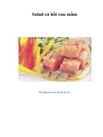 Tài liệu Salad cá hồi rau mầm ppt