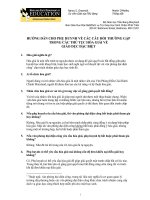 Tài liệu HƯỚNG DẪN CHO PHỤ HUYNH VỀ CÁC CÂU HỎI THƯỜNG GẶP TRONG CÁC THỦ TỤC HÒA ... docx