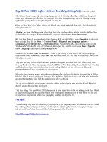 Tài liệu Soạn thảo văn bản MSWORD 2003 bằng tiếng nói doc