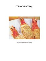 Tài liệu Tôm Chiên Vừng pdf