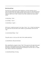 Tài liệu Retrieving the Data docx