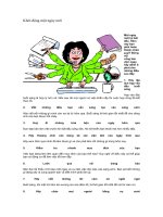 Tài liệu Khởi động một ngày mới pdf