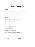 Tài liệu Đổi tên phân bón docx