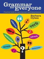 Tài liệu Grammar for everyone part 1 doc