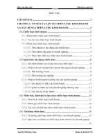 Chiến lựoc phát triển của công ty TNHH một thành viên xây lắp dầu khí hà nội (PVC  hanoi) 