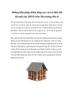 Tài liệu Những biện pháp nhằm nâng cao vai trò điều tiết lãi suất của NHNN trên Thị trường tiền tệ ppt