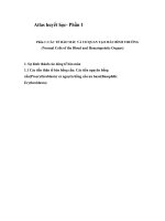 Tài liệu Atlas huyết học- Phần 1 docx
