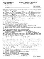 Tài liệu Đề khảo sát chất lượng trường ĐH khối THPY chuyên lần cuối pdf