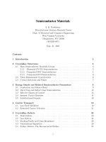 Tài liệu Semiconductor MaterialsS. K. Tewksbury Microelectronic Systems Research Center Dept. of Electrical ppt