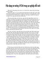 Tài liệu Vận dụng tư tưởng HCM trong sự nghiệp đổi mới pptx