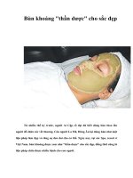 Tài liệu Bùn khoáng 