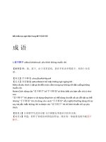 Tài liệu Đối chiếu tục ngữ Việt-Trung (Phần 1) pdf