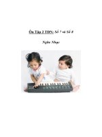 Tài liệu Âm nhạc lớp 5 - Ôn Tập 2 TĐN: Số 7 và Số 8 - Nghe Nhạc doc