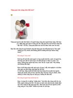 Tài liệu Tặng quà cho nàng như thế nào ppt