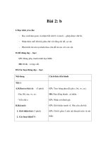 Tài liệu Tiếng việt lớp 1 - Bài 2: b pdf