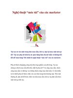 Tài liệu Nghệ thuật “móc túi” của các marketer pdf