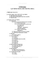 Tài liệu lập trình shell Linux - Unix