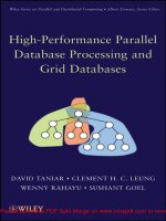 Tài liệu High-Performance Parallel Database Processing and Grid Databases- P1 pdf