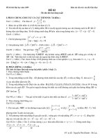 Tài liệu Đề thi thử Đại học năm 2009 môn Toán - Bám sát cấu trúc của Bộ Giáo Dục docx