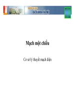 Tài liệu Cơ sở lý thuyết mạch điện: Mạch xoay chiều pptx