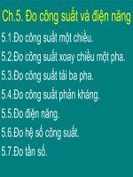 Tài liệu Đo công suất và điện năng doc