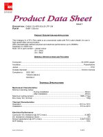 Tài liệu ADC KRONE - Technical Spec - Cat 6 - Cable - UTP with Star filler 6499 1 030-01 pdf