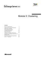 Tài liệu Module 5: Clustering pptx