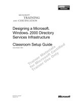 Tài liệu Designing a Microsoft® Windows® 2000 Directory Services Infrastructure Classroom Setup Guide pdf