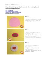 Tài liệu Gối heo cute dành tặng giấc ngủ trưa docx