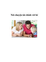 Tài liệu Nói chuyện tài chính với bé doc