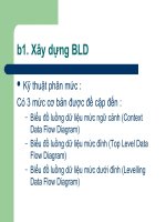 Tài liệu Chương 3 Bài 1: Xây dựng BLD docx