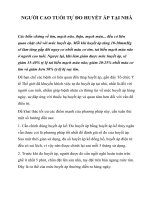 Tài liệu NGƯỜI CAO TUỔI TỰ ĐO HUYẾT ÁP TẠI NHÀ pptx