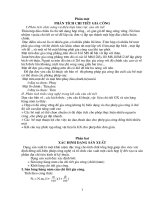 phân tích gia công chi tiết : Thân hộp đảo chiều