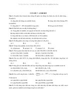 Tài liệu Tài liệu trắc nghiệm hóa học Vấn đề 7 :Andehit pdf