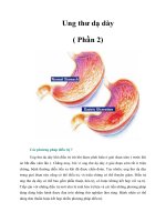 Tài liệu Ung thư dạ dày ( Phần 2) ppt