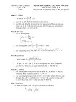 Tài liệu Đề thi và đáp án thi thử ĐH môn Toán năm 2010_THPT chuyên Lê Quý Đôn lần 2 pptx