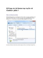 Tài liệu Kết hợp các tài khoản trực tuyến với Gladinet- phần 3 pdf
