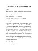 Tài liệu Khai thuế nhà, đất đối với hộ gia đình, cá nhân ppt