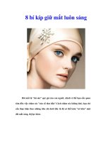 Tài liệu 8 bí kíp giữ mắt luôn sáng pdf