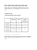 Tài liệu Các chiêu thức giải toán độc đáo pdf