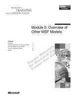 Tài liệu Module 5: Overview of Other MSF Models docx