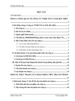 Biện pháp thúc đẩy công tác tiêu thụ sản phẩm của công ty TNHH thương mại và XNK đức hiếu 