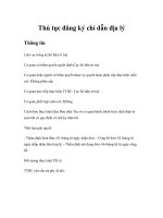 Tài liệu Thủ tục đăng ký chỉ dẫn địa lý docx