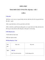 Tài liệu KHOA HỌC - TRAO ĐỔI CHẤT Ở NGƯỜI docx