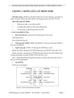 Thực hành HMI TD200 ghép nối với PLC